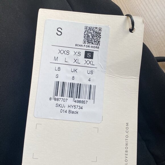 NWT Arlenis Padded Cross Back Dress - Picture 4 of 4